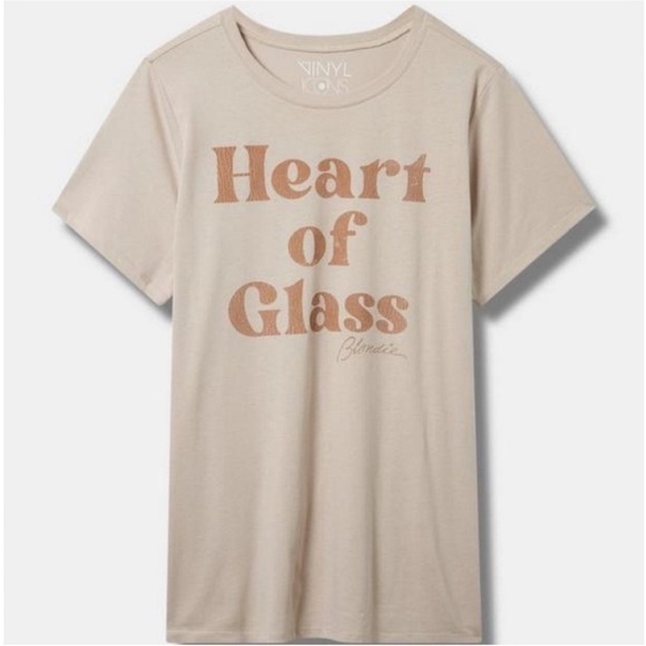 NWT Torrid Blondie Heart Of Glass Classic Fit Band Tee 2X - Picture 1 of 5